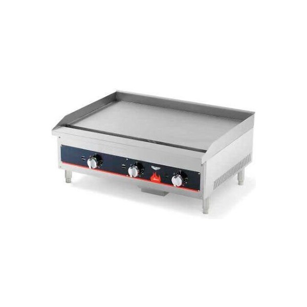 Vollrath Co Vollrath Cayenne 24" Thermostatically Controlled Gas Griddle, 40722, 56000 BTU, 24"X27"X16" 40722 - main
